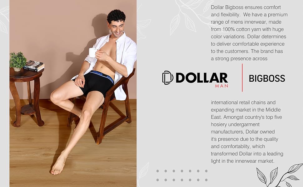 Dollar Bigboss Men's Trunk Size 80 cm to 110 cm pack of 1