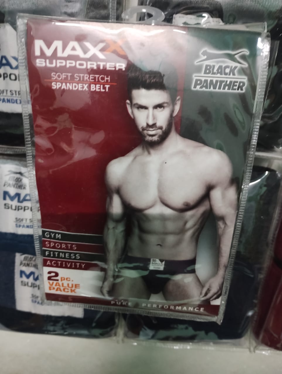 Black Panther Unisex Cotton Supporter (Pack of 1) Size M , L, XL, XXL