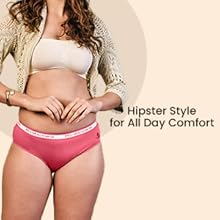 Kalyani Jazzie Ladies  Girls Mid Waist Hipster Underwear  XL (95cm) (Colour may Vary)