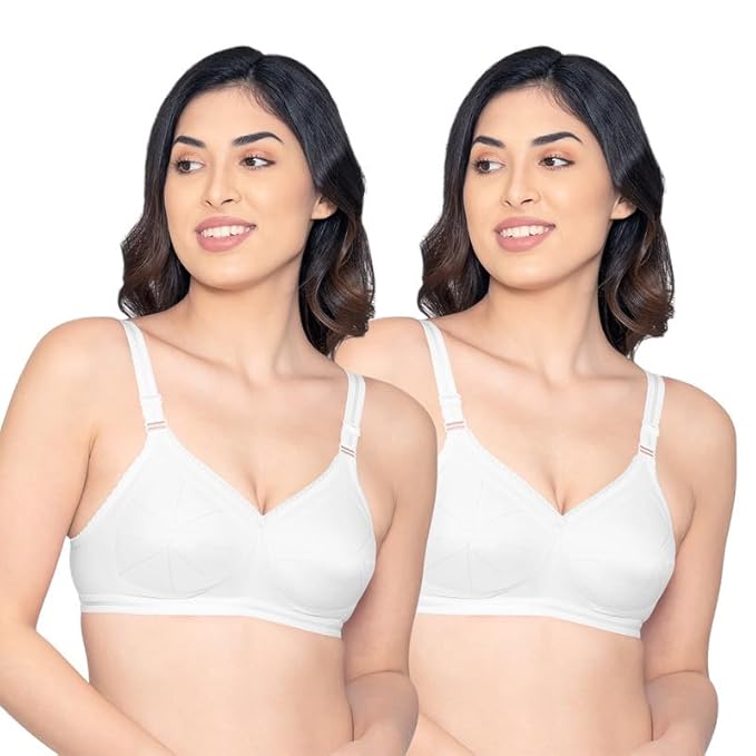 Kalyani Damini Full Coverage Non Padded Cotton Everyday Bra 95 (38cm)