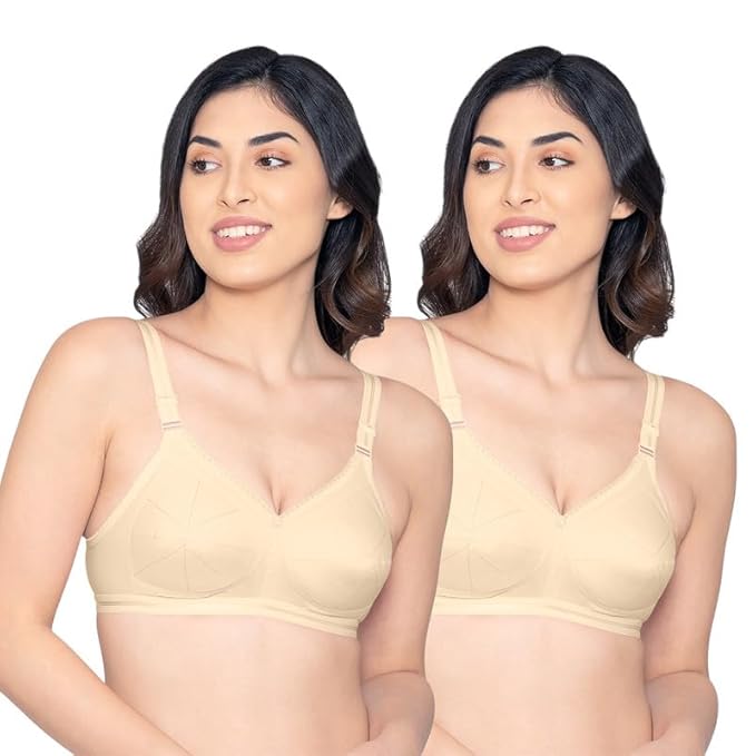 Kalyani Damini Full Coverage Non Padded Cotton Everyday Bra 90B (36cm)