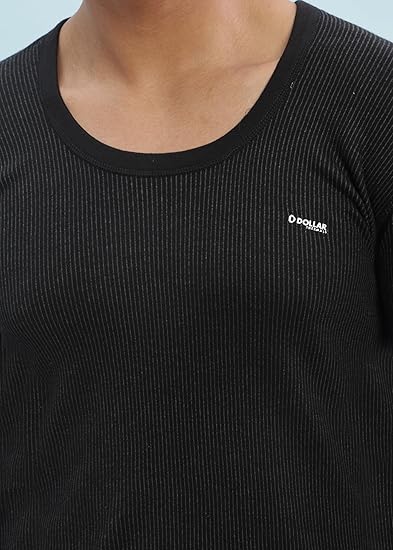 Dollar Ultra Super Soft Cotton Full Sleeve Round Neck Thermal Top & Bottom Set for Men | Winter Inner Wear Set | Men's Regular Fit Cotton Rich Brushed Fabric Thermal Top & Bottom Set for winters Size M to XXL