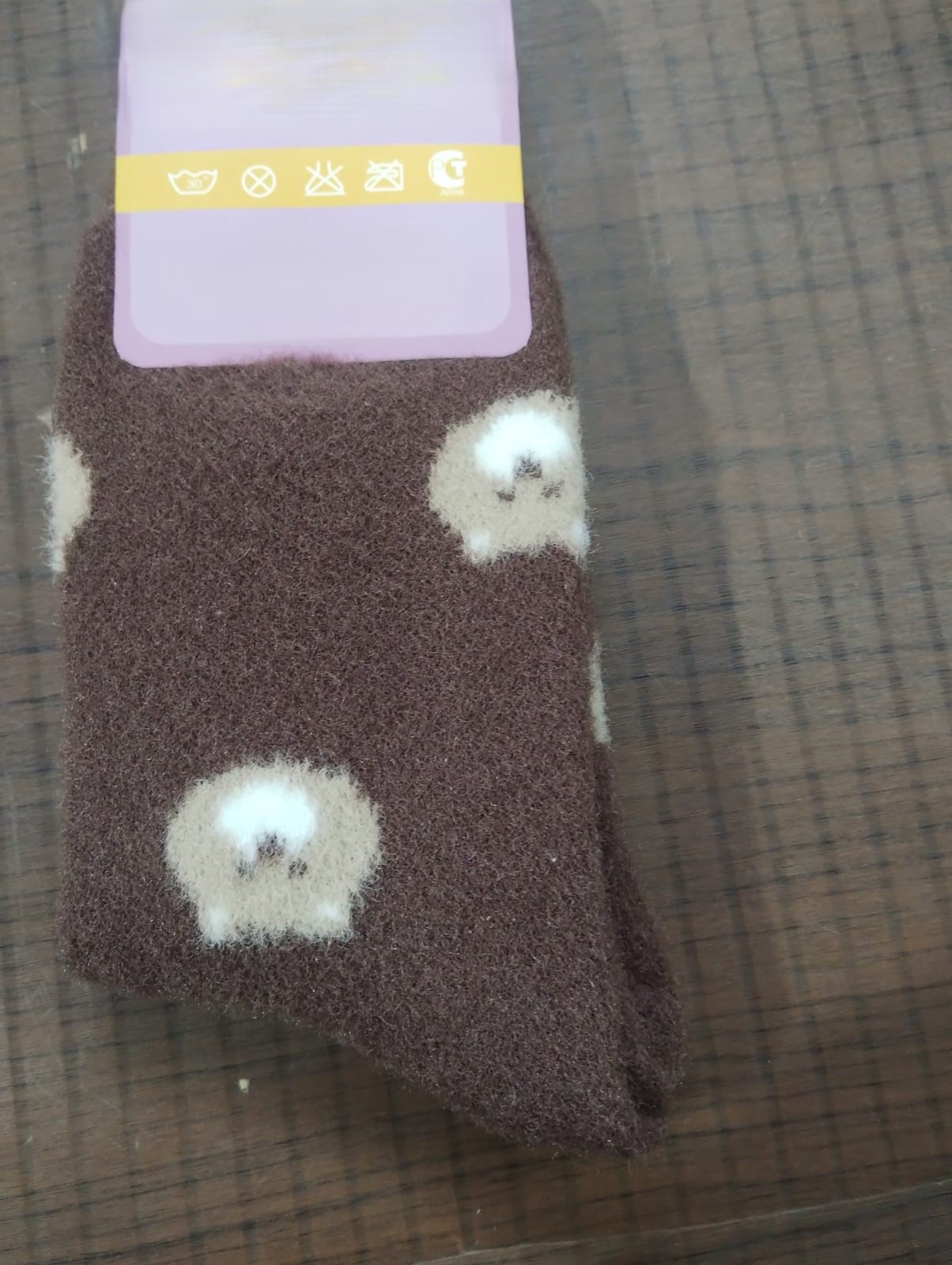 Ladies Winter Socks – Soft Fleece Cute Bear Design